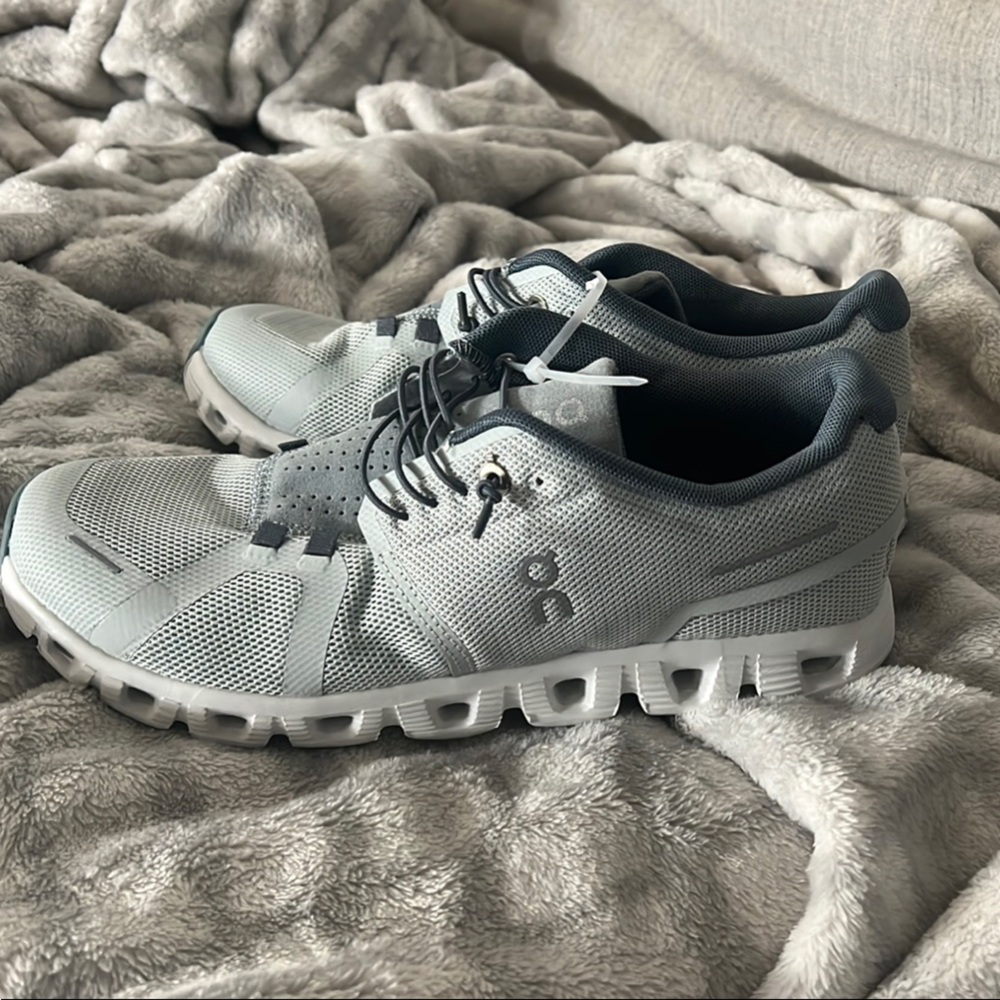 On Running Light Gray Athletic Sneakers